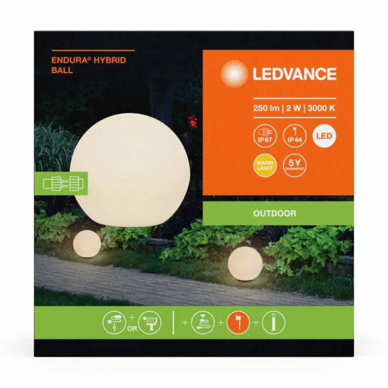 Endura Spot de jardin Luminaires Ledvance LED Blanc, 1 lumière