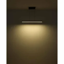 Ethan Suspension Luminaires Globo Lighting LED Aluminium brossé, Blanc, 1 lumière