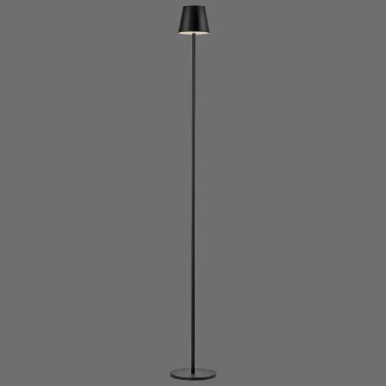 EURIA Lampadaire Luminaires Leuchten Direkt LED Noir, 1 lumière