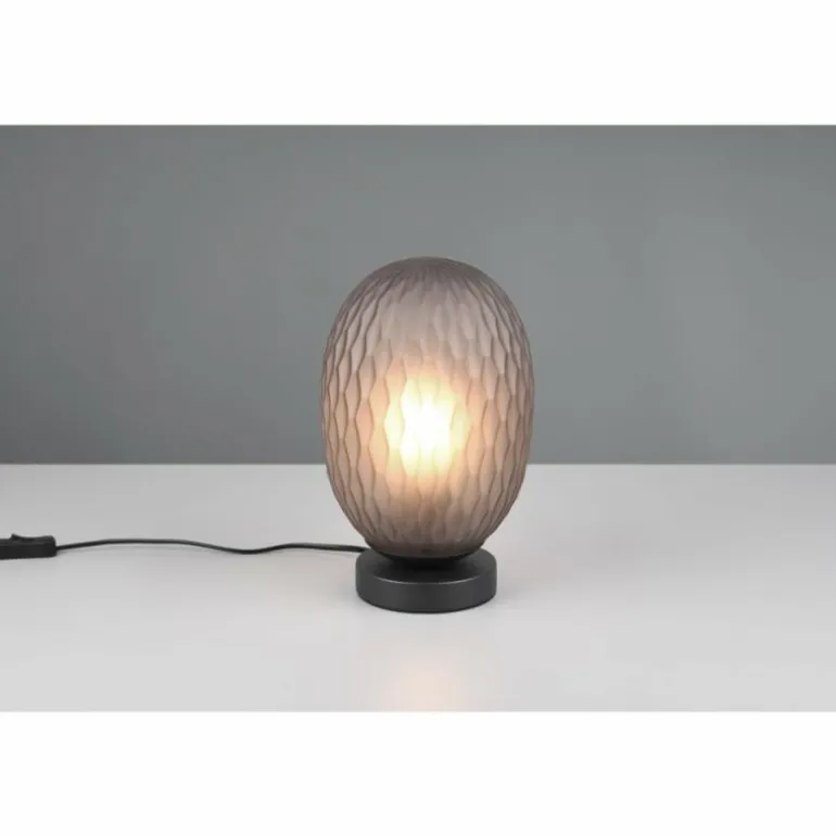 Facette Lampe à poser Luminaires Trio Noir, 1 lumière