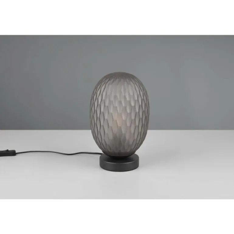 Facette Lampe à poser Luminaires Trio Noir, 1 lumière