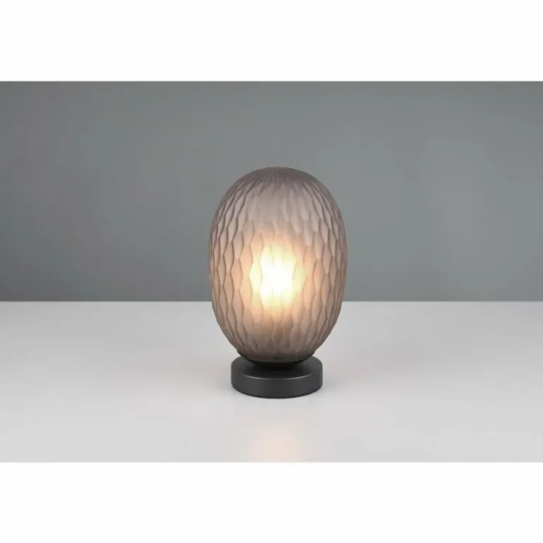 Facette Lampe à poser Luminaires Trio Noir, 1 lumière