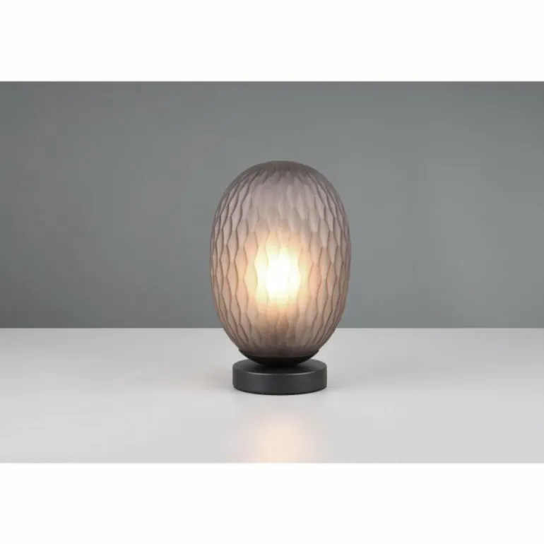 Facette Lampe à poser Luminaires Trio Noir, 1 lumière