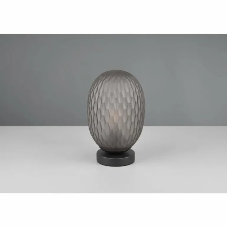 Facette Lampe à poser Luminaires Trio Noir, 1 lumière