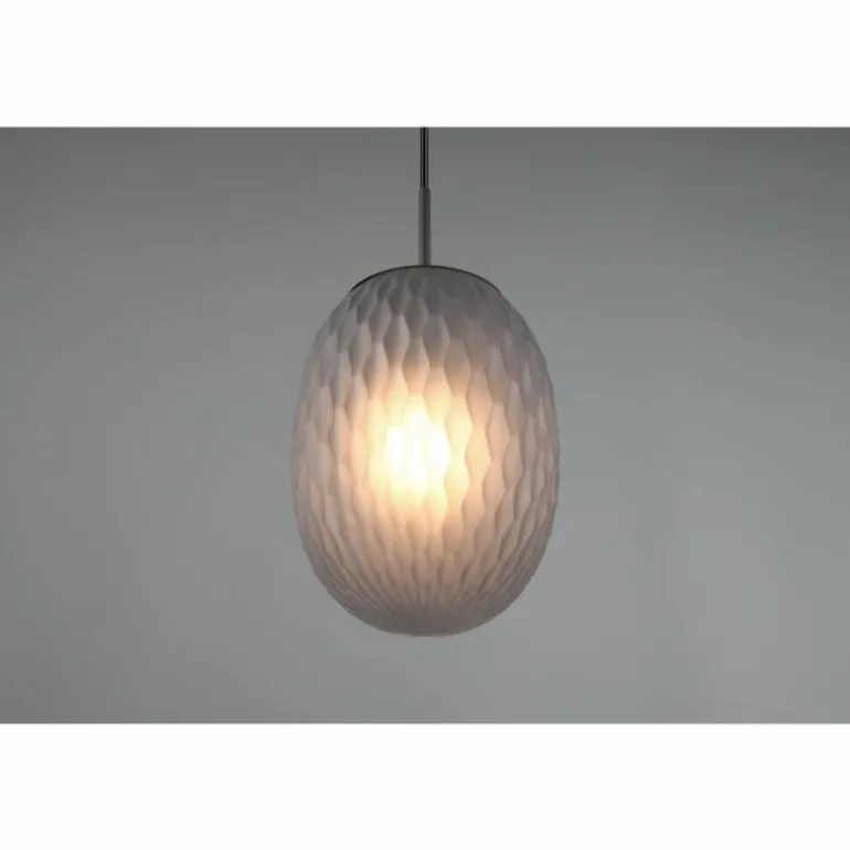 Facette Suspension Luminaires Trio Noir, 1 lumière