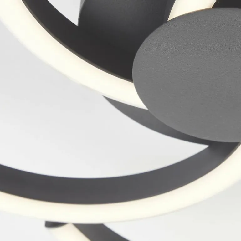 Fico Plafonnier Luminaires Brilliant LED Noir, 1 lumière