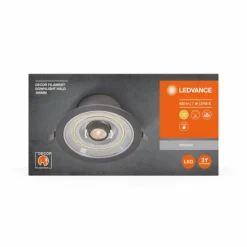 Filament Downlight Luminaires Ledvance LED Aluminium, 1 lumière