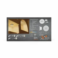 Filament Downlight Luminaires Ledvance LED Aluminium, 1 lumière