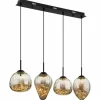 Firefly Suspension Luminaires Globo Lighting LED Noir, 1 lumière