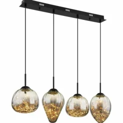 Firefly Suspension Luminaires Globo Lighting LED Noir, 1 lumière