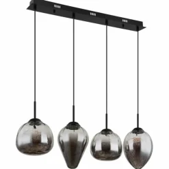 Firefly Suspension Luminaires Globo Lighting LED Noir, 1 lumière