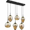 Firefly Suspension Luminaires Globo Lighting LED Noir, 1 lumière