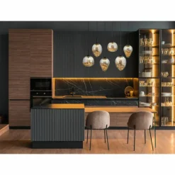 Firefly Suspension Luminaires Globo Lighting LED Noir, 1 lumière