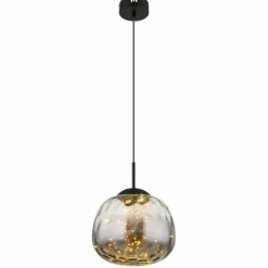 Firefly Suspension Luminaires Globo Lighting LED Noir, 1 lumière