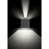 Fischeck Luminaire Up & Down, Applique murale Luminaires LCD LED Anthracite, 2 lumières