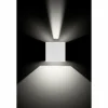 Fischeck Luminaire Up & Down, Applique murale Luminaires LCD LED Blanc, 2 lumières