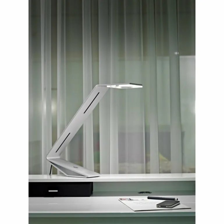Flad Tecnolumen Lampe à poser LED Gris, Argenté, 1 lumière