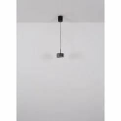 Fogsy Suspension Luminaires Globo Lighting LED Noir, 1 lumière