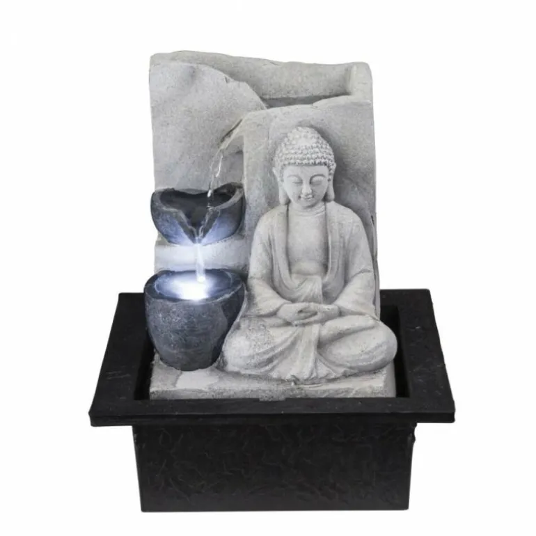 Fontaine Globo ALBERT LED Gris, 1 lumière