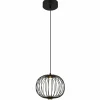 Galway Suspension Luminaires Globo Lighting LED Noir, 1 lumière