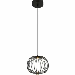 Galway Suspension Luminaires Globo Lighting LED Noir, 1 lumière