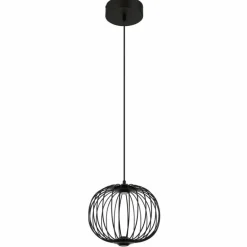 Galway Suspension Luminaires Globo Lighting LED Noir, 1 lumière