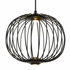 Galway Suspension Luminaires Globo Lighting LED Noir, 1 lumière