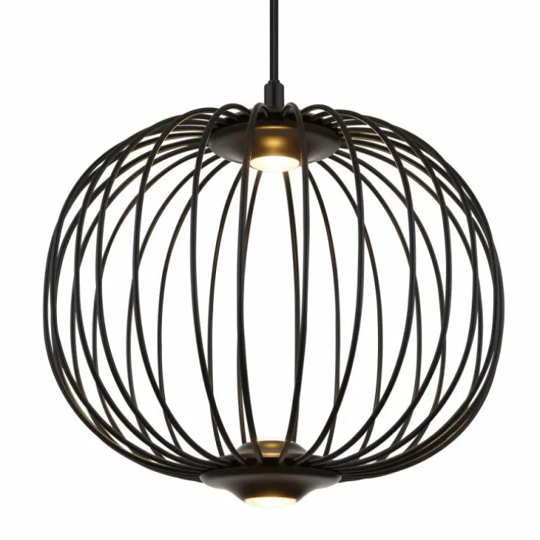 Galway Suspension Luminaires Globo Lighting LED Noir, 1 lumière