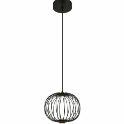Galway Suspension Luminaires Globo Lighting LED Noir, 1 lumière