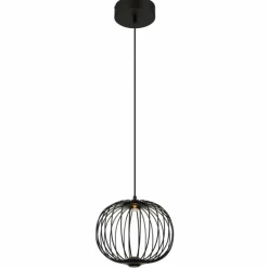 Galway Suspension Luminaires Globo Lighting LED Noir, 1 lumière