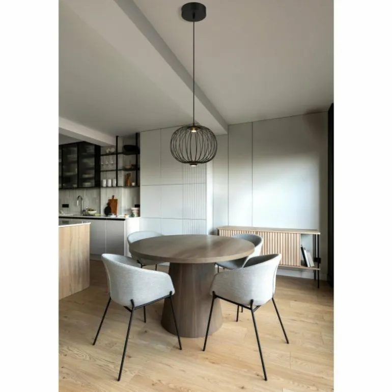 Galway Suspension Luminaires Globo Lighting LED Noir, 1 lumière