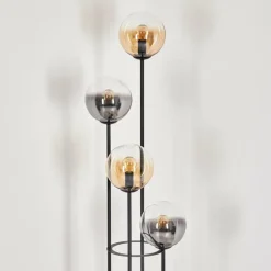 Gastor Lampadaire 30 cm Ambre, Clair, Fumé, 4 lumières