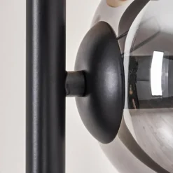 Gastor Lampadaire 33 cm Noir, 5 lumières