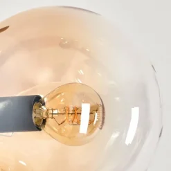 Gastor Lampadaire 33 cm Noir, 5 lumières