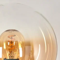 Gastor Lampadaire 30 cm Noir, 3 lumières