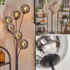 Gastor Lampadaire Chrome, Fumé, 6 lumières