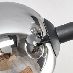 Gastor Plafonnier, Boule lumineuse Clair, Fumé, 6 lumières