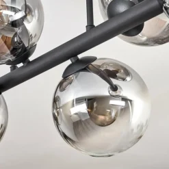 Gastor Plafonnier, Boule lumineuse Clair, Fumé, 6 lumières