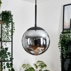 Gastor Suspension, Boule lumineuse 20 cm Fumé, 1 lumière