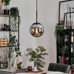 Gastor Suspension, Boule lumineuse 20 cm Fumé, 1 lumière