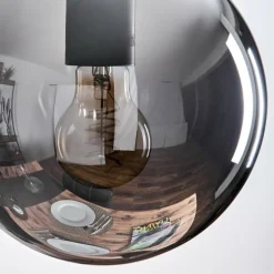 Gastor Suspension, Boule lumineuse Ambre, Clair, Fumé, 3 lumières