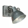 Gearmetal Applique murale, Spot mural Luminaires Steinhauer Argent Oxydé, 1 lumière