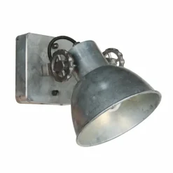 Gearmetal Applique murale, Spot mural Luminaires Steinhauer Argent Oxydé, 1 lumière