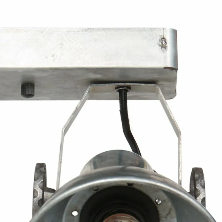 Gearmetal Plafonnier, Spot de plafond Luminaires Steinhauer Argent Oxydé, 2 lumières