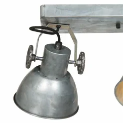 Gearmetal Plafonnier, Spot de plafond Luminaires Steinhauer Argent Oxydé, 3 lumières