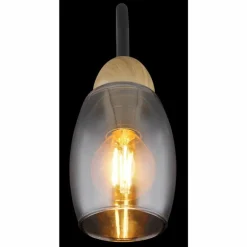GERLY Applique murale Luminaires Globo Lighting Noir, 1 lumière