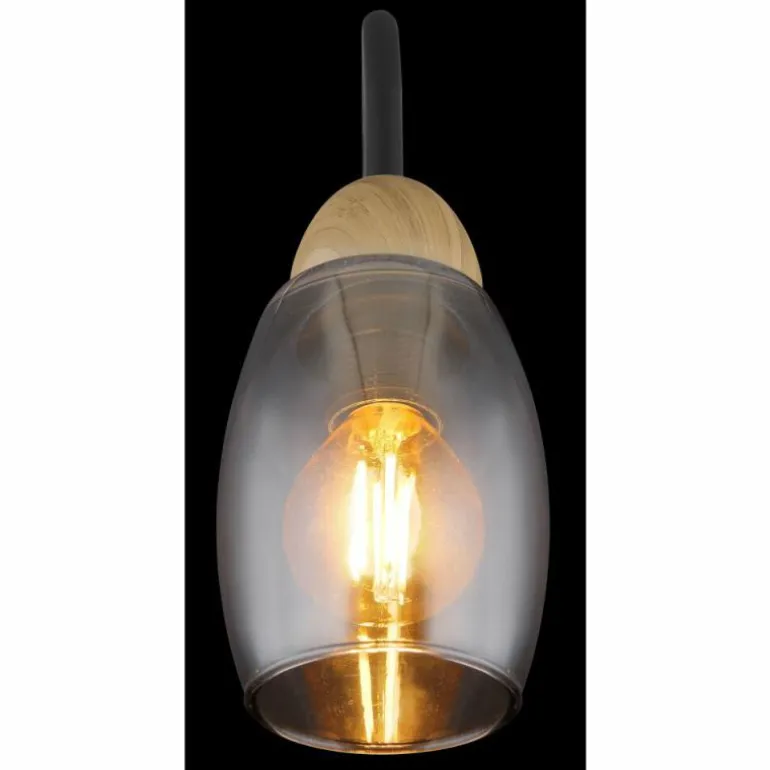 GERLY Applique murale Luminaires Globo Lighting Noir, 1 lumière