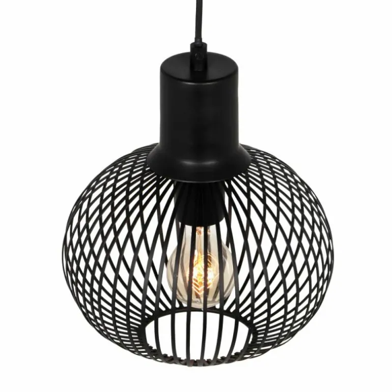 GILA Suspension Luminaires Trio Noir, 1 lumière