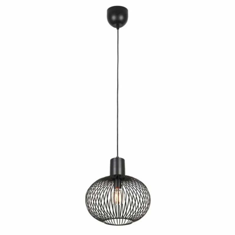 GILA Suspension Luminaires Trio Noir, 1 lumière