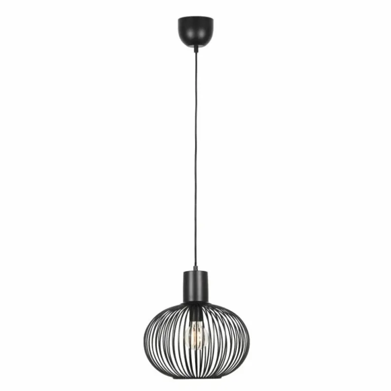 GILA Suspension Luminaires Trio Noir, 1 lumière